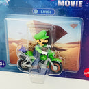 2026 Hot Wheels Mario Kart The Super Mario Galaxy Movie Luigi Motorcycle verde MKMC base ZAMAC Primera Edición