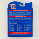 1998 Hot Wheels 30th Anniversary Commemorative 1997 First Editions Scorchin' Scooter morado metálico MC3 base ZAMAC