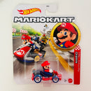 2026 Hot Wheels Mario Kart Mario Pipe Frame rojo MK Base Metal