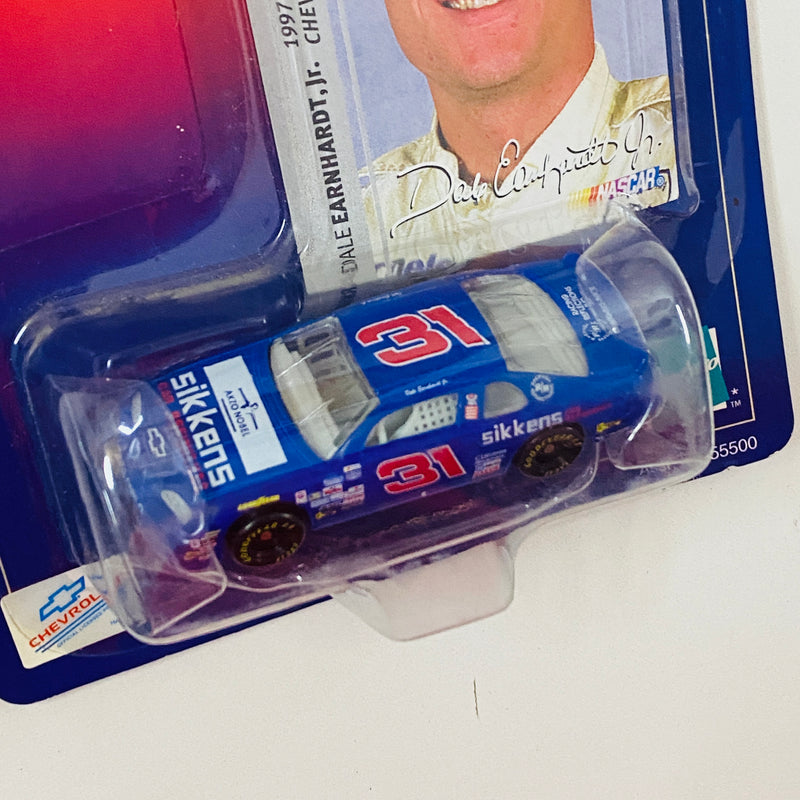 1998 Hasbro Winners Circle NASCAR Dale Earnhardt Jr 31 Akzo Nobel Sikkens Chevrolet Monte Carlo azul Llantas Goodyear