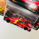 2025 Hot Wheels Premium Car Culture Circuit Legends Ferrari 499P rojo Llantas de Goma RR Primera Edición