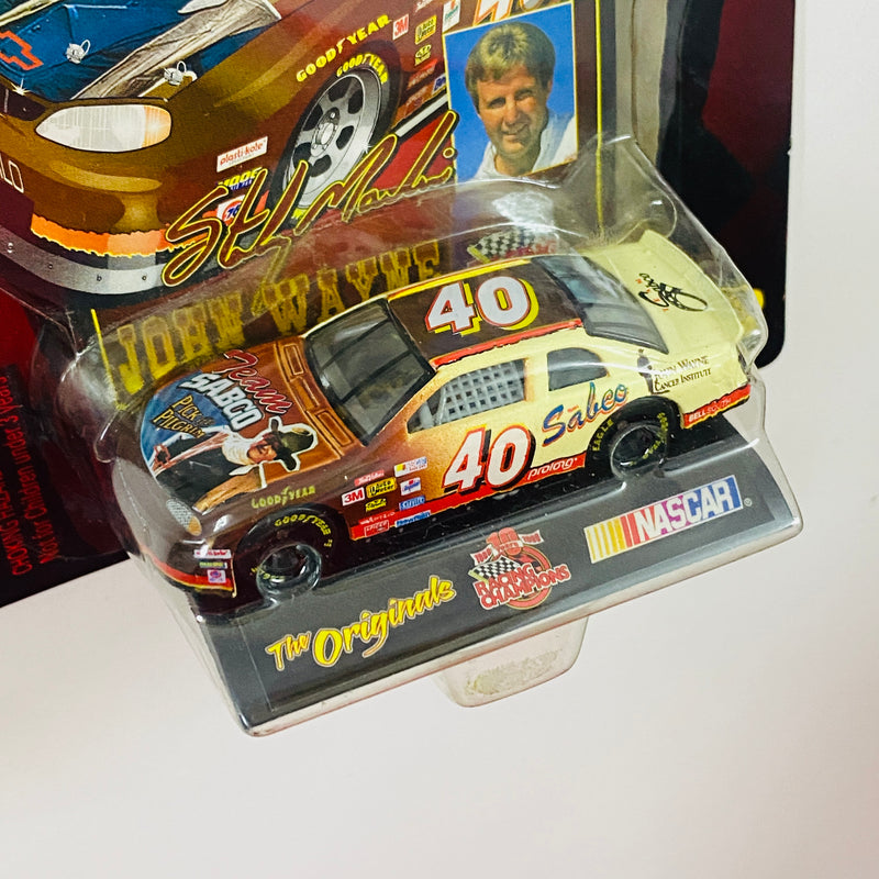 1999 Racing Champions NASCAR 10 Years Anniversary Sterling Marlin 40 Sabco Chevrolet Monte Carlo bronce con beige Llantas Goodyear