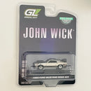 2025 Greenlight Hollywood Hobby Exclusive John Wick 1969 Ford Mustang BOSS 429 Silver Chrome Edition cromado Llantas de Goma