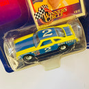 1997 Hasbro Winners Circle NASCAR Kenner Lifetime Series 4 of 12 Dale Earnhardt 2 Mike Curb 1980 Olds 442 Oldsmobile amarillo con azul Llantas Goodyear