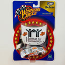2000 Hasbro Winners Circle NASCAR Deluxe Collection Tony Stewart 20 RIDGID Habitat for Humanity Pontiac Grand Prix blanco Llantas Goodyear con Capó Magnético