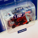 1998 Hasbro Winners Circle NASCAR Tech Series Jeremy Mayfield 12 Mobil 1 Ford Taurus azul con blanco Llantas Goodyear