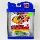 1998 Hot Wheels 30th Anniversary Commemorative 1975 Flying Colors Large Charge verde metálico Redline RL base ZAMAC