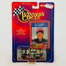 1997 Hasbro Winners Circle NASCAR Stock Car Series Ward Burton 22 MBNA MasterCard Pontiac Grand Prix negro Llantas Goodyear