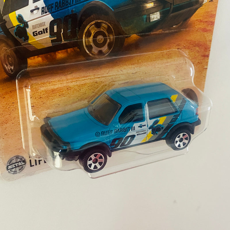 2025 Matchbox MBX Adventure 90 Volkswagen Golf Country turquesa