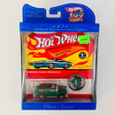 1998 Hot Wheels 30th Anniversary Commemorative 1970 55 Chevrolet Classic Nomad verde metálico Redline RL base ZAMAC