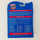 1998 Hot Wheels 30th Anniversary Commemorative 1980 HiRakers 40s Woodie Ford naranja BW base ZAMAC - Detalle Caja