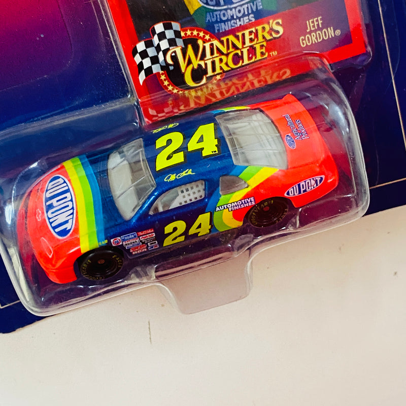 1996 Hasbro Winners Circle NASCAR Kenner Stock Car Series Jeff Gordon 24 Dupont Chevrolet Monte Carlo multicolor Llantas Goodyear