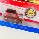 1998 Hot Wheels 30th Anniversary Commemorative 1969 32 Ford Vicky rojo spectraflame Redline RL base ZAMAC
