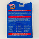 1998 Hot Wheels 30th Anniversary Commemorative 1982 Pontiac Firebird Funny Car granate metálico BW base ZAMAC