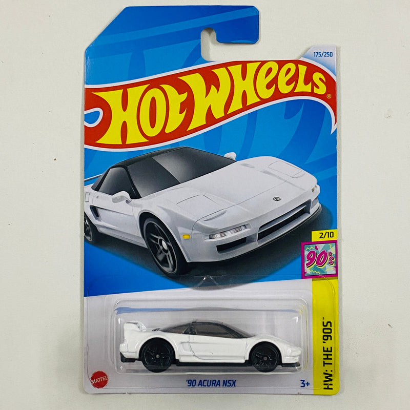 2024 Hot Wheels HW The 90s 90 Acura NSX blanco PR5