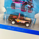 1998 Hot Wheels 30th Anniversary Commemorative 1986 Trailbusters Path Beater Chevrolet S-10 negro Llantas de Goma RR base ZAMAC