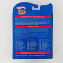 1998 Hot Wheels 30th Anniversary Commemorative 1977 Flying Colors 57 Chevy rojo Redline RL - Detalle Caja