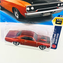 2026 Hot Wheels Screen Time Fast & Furious Rápidos y Furiosos 1970 Custom Plymouth Road Runner naranja metálico RSW - Detalle Piocha