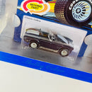1998 Hot Wheels 30th Anniversary Commemorative 1983 Real Riders Shelby Cobra azul oscuro Llantas de Goma RR base ZAMAC - Detalle Caja