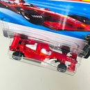 2026 Hot Wheels HW Starting Grid Ferrari F2004 rojo L4 Primera Edición - Detalle Piocha