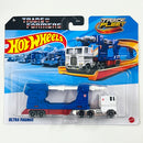 2025 Hot Wheels Track Fleet Transformers Ultra Magnus blanco Primera Edición - Detalle Piocha
