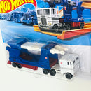 2025 Hot Wheels Track Fleet Transformers Ultra Magnus blanco Primera Edición - Detalle Piocha