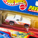 2001 Hot Wheels Pavement Pounders Exclusive 57 T-Bird Ford y camión Blown Truck