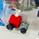 2020 Hot Wheels Unleashed HW Screen Time Peanuts Snoopy rojo AD Tarjeta Internacional