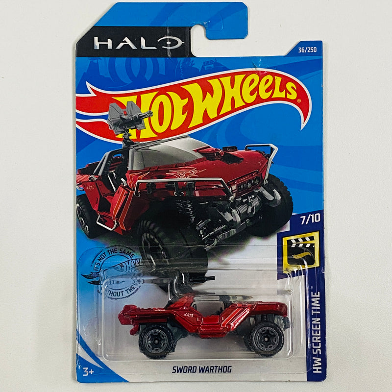 2020 Hot Wheels HW Screen Time HALO Sword Warthog rojo BLOR