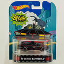 2016 Hot Wheels Entertainment Batman Classic TV Series Batmobile negro metálico Llantas de Goma RR