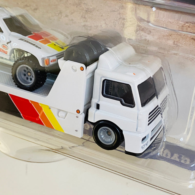 2024 Hot Wheels Premium Car Culture Team Transport Toyota Off-Road Truck y camión Fleet Street con Llantas de Goma RR