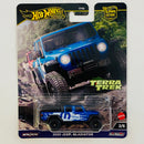 2024 Hot Wheels Premium Car Culture Terra Trek MOPAR 2020 Jeep Gladiator azul metálico Llantas de Goma RR