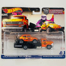 2021 Hot Wheels Premium Car Culture Team Transport Volkswagen Baja Bug y camión Horizon Hauler con Llantas de Goma RR