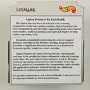 1998 Hot Wheels Special Edition 1/10,000 Optra Lexmark Promotional Fat Fendered 40 Ford rojo Llantas de Goma RR base ZAMAC
