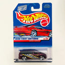 1998 Hot Wheels First Editions Dodge Caravan granate metálico SB Primera Edición variante Tarjeta Auto Rojo