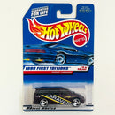 1998 Hot Wheels First Editions Dodge Caravan granate metálico SB Primera Edición variante Tarjeta Auto Azul