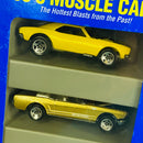 1996 Hot Wheels 60s Muscle Cars 5 Pack Set de 5 - 67 Camaro Chevrolet, 65 Mustang Ford con aros 5SP, 63 Split Window Corvette, Olds 442 W-30 Oldsmobile, Shelby Cobra 427 S/C