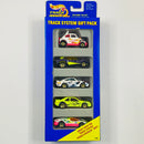 1995 Hot Wheels Track System 5 Pack Set de 5 - Volkswagen Baja Bug, Flashfire, Porsche 959, Ford T-Bird Stocker, Aeroflash