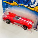 2002 Hot Wheels First Editions Chevrolet Corvette SR-2 021 rojo 5SP