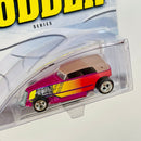 2003 Hot Wheels 100% Preferred Street Rodder 1930 Ford Phaeton Model A fucsia Llantas de Goma RR base ZAMAC