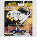 2026 Hot Wheels Premium Car Culture 10th Anniversary Thrill Climbers Porsche 914 Safari blanco Llantas de Goma RR