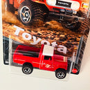 2025 Hot Wheels Silver Series Toyota Land Cruiser rojo ORSW6