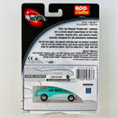 2003 Hot Wheels 100% Preferred Rod & Custom Shoe Box 1949 Ford Custom Club Coupe turquesa Llantas de Goma RR