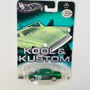 2004 Hot Wheels Auto Affinity Limited Edition 1/20,000 Kool & Kustom Shoe Box 49 Ford verde Llantas de Goma RR