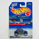 1999 Hot Wheels Buggin Out Series Volkswagen Baja Bug azul metálico 5SP base ZAMAC