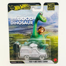 2026 Hot Wheels Premium Pop Culture Disney Pixar The Good Dinosaur Pizza Planet Truck gris Llantas de Goma RR
