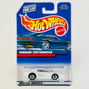2000 Hot Wheels Ferrari Testarossa blanco 5SP