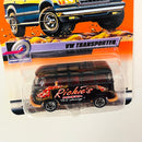 2000 Matchbox Speedy Delivery Volkswagen VW Transporter negro Richie's Pizzeria