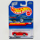 1999 Hot Wheels Ferrari F355 Spider 1119 rojo 5SP base ZAMAC Primera Edición