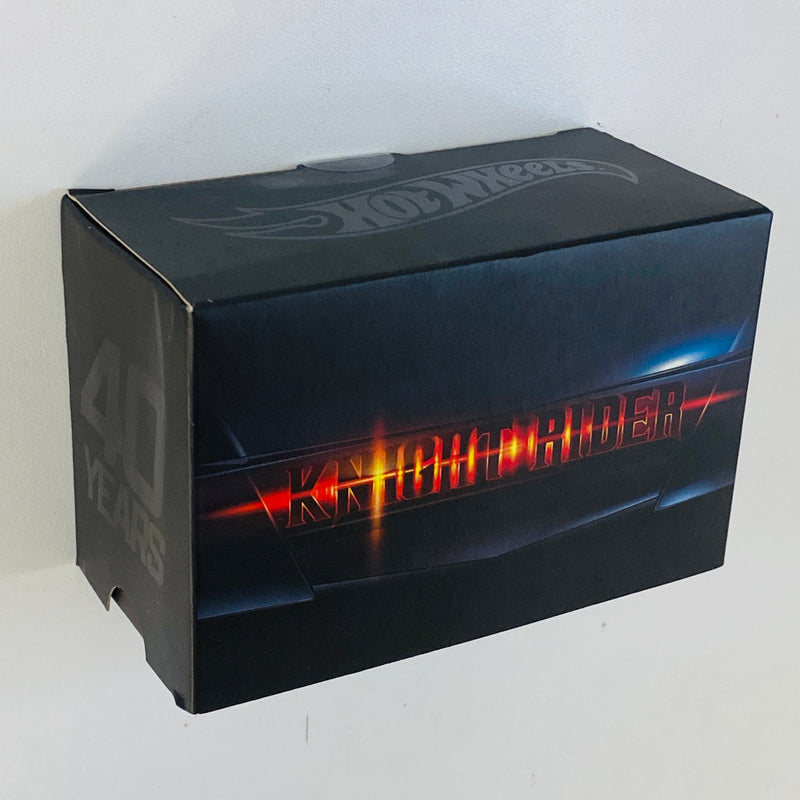 2022 Hot Wheels RLC Red Line Club Exclusivo San Diego Comic Con El Auto Fantástico K.I.T.T. Knight Rider Pontiac Trans Am negro Llantas de Goma RR - Con Escáner LED